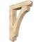 Ekena Millwork Legacy Arts and Crafts Rough Sawn Bracket w/ Offset Brace, Douglas Fir, 8"W x 36"D x 48"H BKT0806X36X48LEC03RDF - alternate 1